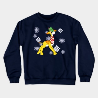 Jeff the Giraffe Christmas Crewneck Sweatshirt